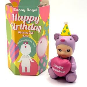 Sonny Angel "Heart Hug," Birthday Gift Bear Series Mini Figurine - NEW